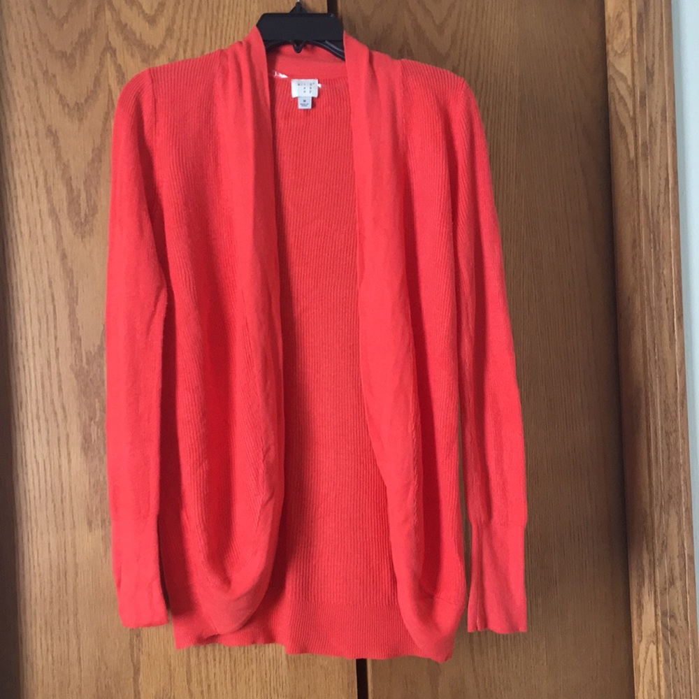 Coral cardigan
